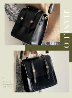 Mochila de estilo británico para mujer, nueva moda multifuncional para mujer, mochila simple con textura de hombro, bolso de estilo universitario - details 2