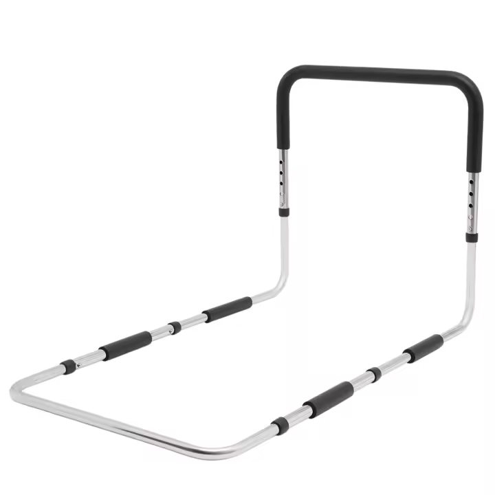 Manijas y rieles de riel de cama, correa de fijación para ancianos y adultos, carga máxima de 136kg, acero con alto contenido de carbono, Plástico - 1