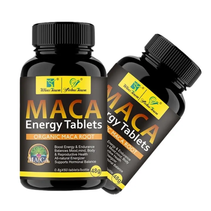 Tabletas energéticas orgánicas de Maca A Root para hombres - 1