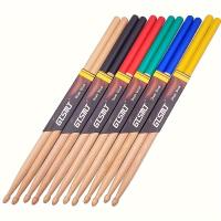 Palitos de tambor de arce antideslizantes de colores, palos de tambor de jazz 5A, palos de tambor de práctica, baquetas antideslizantes - details 0