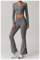 Camiseta de Yoga de Manga Larga Comodidad Deportiva al Aire Libre Secado Rápido Elástico - details 16