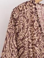 Ropa de mujer europea y americana vestido estampado decorativo laminado de mujer vestido popular regalo - details 5