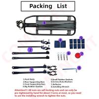 Capacidad de 80 kg, portabicicletas Ajustable Portaequipajes-Estante Súper Fuerte Mejora Estante para Bicicletas Portabicicletas de 4 Patas Fuertes - details 2