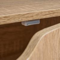 Estantería de Madera, Librería con Puerta y Compartimentos Abiertos, Mueble almacenaje, Organizador,en Color Natural de 119x29x59 cm para Estudio,Dormitorio,Salón, Oficina y Biblioteca - details 52