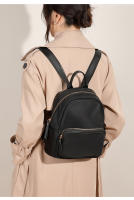 Bolso de moda casual versátil de color sólido, nueva mochila de viaje premium con cremallera, bolso de mujer de lujo ligero. - details 11