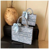 Bolso de Mano Impreso de Estilo Nacional para Mujeres Bolso de Oficina de Gran Capacidad Versátil para Primavera/Verano - details 18