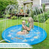 Boquilla de delfín móvil, juego de agua para niños, césped al aire libre, playa, juego de aerosol de verano, tapete con diseño de letras, tapete de juguete - details 3
