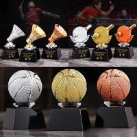 Trofeo pequeño de juego de baloncesto, oro, plata, cobre, 14cm, decoración conmemorativa de baloncesto, grabado gratis - details 1