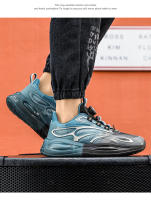 Botón giratorio de otoño para hombre, malla transpirable, versátil, informal, palomitas de maíz, amortiguador de aire, zapatos deportivos de moda para papá - details 10