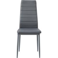 Sillas de Comedor Juego de 4 Sillas de Metal para Cocina, Silla de Mesa Comoda Silla con Asiento Tapizado, Negro - details 126