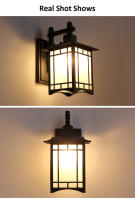 Lámpara de Pared Retro LED Estilo Europeo TOMAXIN 11 Estilos Disponibles Resistente al Agua para Decoración de Jardín Villa Restaurante Balcón Material de Hierro Fundido Color Blanco Cálido Eficiencia de Energía - details 17