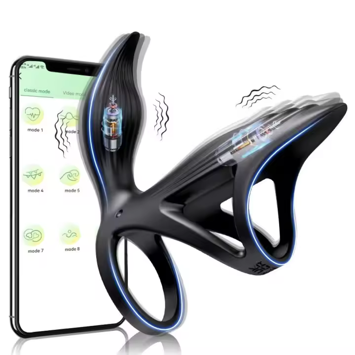 Leten Anillo Vibrador Vibrador Estimulador de Clítoris Retraso de Ejaculación Juguete Sexual para Adultos para Hombres o Parejas - 1