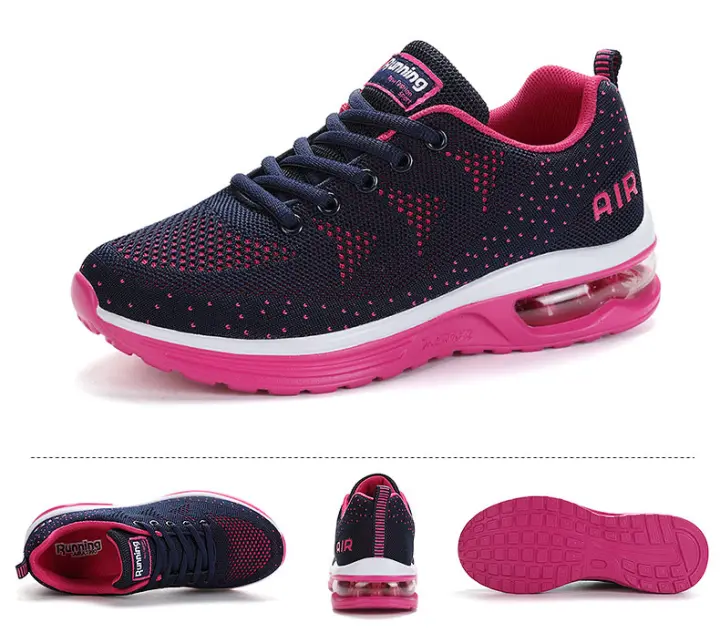 Zapatillas Deportivas Transpirables de Malla - Suela de Goma Resistente al Desgaste para Pasar y Correr - Deportes y Ropa - 1