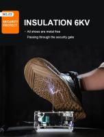 Nuevo Modelo 2025 Zapatos de Trabajo con Punta Compuesta para Hombre, Zapatillas de Seguridad de Cuero Indestructibles, Anti-Impactos, Anti-Pinchazos, Aislamiento, 6KV - details 10