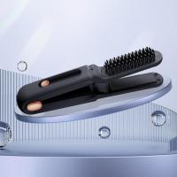Portátil Sin Cable Alisador de Cabello 3 Velocidades Ajustables Cepillo Eléctrico para Estilizar Rizos Desenredador para Belleza - details 7