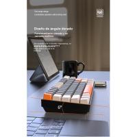 K68 Teclado mecánico inalámbrico Bluetooth de doble modo Bloque de color personalizado para juegos Teclado mecánico intercambio en caliente - details 6
