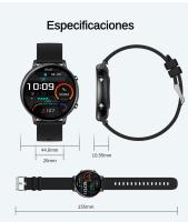 Reloj Inteligente Hombres Mujeres, Smartwatch con Llamadas Bluetooth, Notificaciones, Esferas Personalizables, Monitoreo de Frecuencia Cardíaca en Tiempo Real y Sueño, 100+ Modos Deportivos, Control de Música, Compatible con Android/iOS - details 22