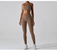 Pantalones deportivos de yoga para mujeres Cintura alta Entrenamiento rápido Control de barriga Elevación de glúteos Material de nylon Temporada primavera/verano - details 15
