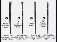 Cepillo De Maquillaje De Precisión Para Polvo Negro Número 59 Cepillo De Maquillaje Para Rubor Y Bronzador Cabeza Redonda Herramienta Cosmética Suave De Madera Y Pelo Sintético - details 5
