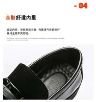 Nuevo Zapatos formales informales de terciopelo estilo francés a la moda color burdeos con remaches de Metal dorado para hombre - details 5