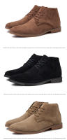 Zapatos Oxford de ante para hombre, botas informales de cuero de alta calidad, talla grande 39-46, primavera y otoño, novedad - details 5