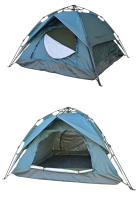 Tienda de campaña 3 personas Automático Deportes al aire libre portatil viajar Protección solar Camping - details 13