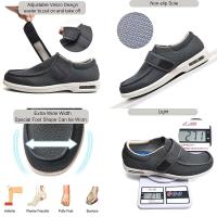 Nuevos zapatos cómodos con gancho de alta calidad para hombres mayores, Hospital de EE. UU., mocasines médicos suaves personalizados de talla grande US13.5, gran oferta - details 7