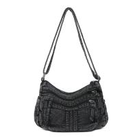 Bolso cruzado Retro vaquero de tela vaquera con cremallera de alta capacidad para mujer, bolso para axila, bolso de lona con correa ajustable, ropa informal - details 18