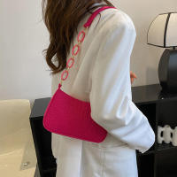 Bolso de mano cuadrado pequeño para mujer, diseño de fieltro para las axilas, moderno, para Debo de la Media Luna - details 12