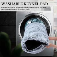 Cama de felpa para perros grandes y medianos, esterilla cuadrada de 100cm para mascotas pequeñas y medianas, accesorios para gatos - details 9