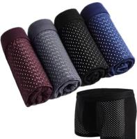 Ropa Interior de Fibra Ultrafina de Bambú Empaquetado de 4 Piezas Ropa Interior Elástica de Compresión para Hombres - details 6