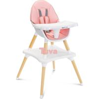 Silla de Comedor para Bebé de 6 Meses a 3 Años - Carga Máxima 15 kg - Trona o Silla 2 en 1 + Mesa - Bandeja Regulable - Gris - details 27