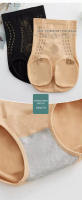 Bragas de Control de barriga sin costuras para mujer, ropa interior moldeadora de vientre plano de cintura alta, adelgazante, br - details 3