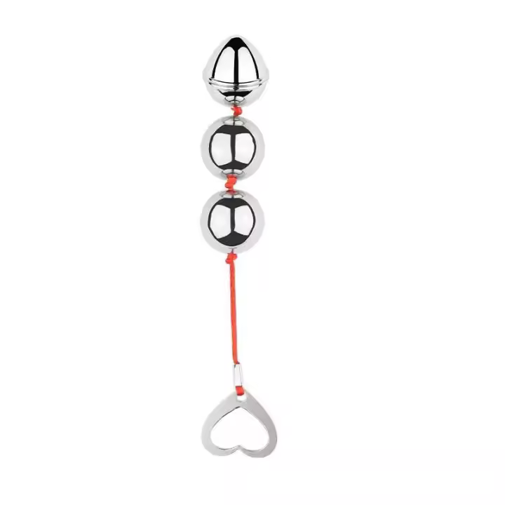 Runyu cuentas íntimas de metal para hombres y mujeres, tapón anal liso, cuentas, dilatador anal, juguetes sexuales - 1