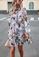 Vestido midi casual estilo coreano de moda 2025 para mujer con manga larga - details 18