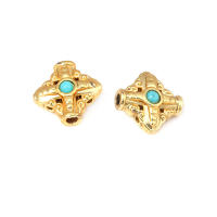 Pulseras de Abalorios Nepalaesas Estilo Vintage de Metal Dorado Mate 5PCS Accesorios de Joyería DIY - details 36