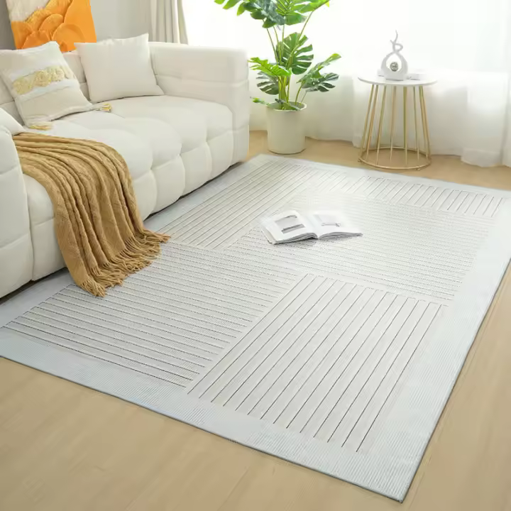 Alfombra de Lujo Europeo 80*160cm Suave, Fácil de Limpiar Ideal para Sala de Estar, Sofá, Dormitorio - 1