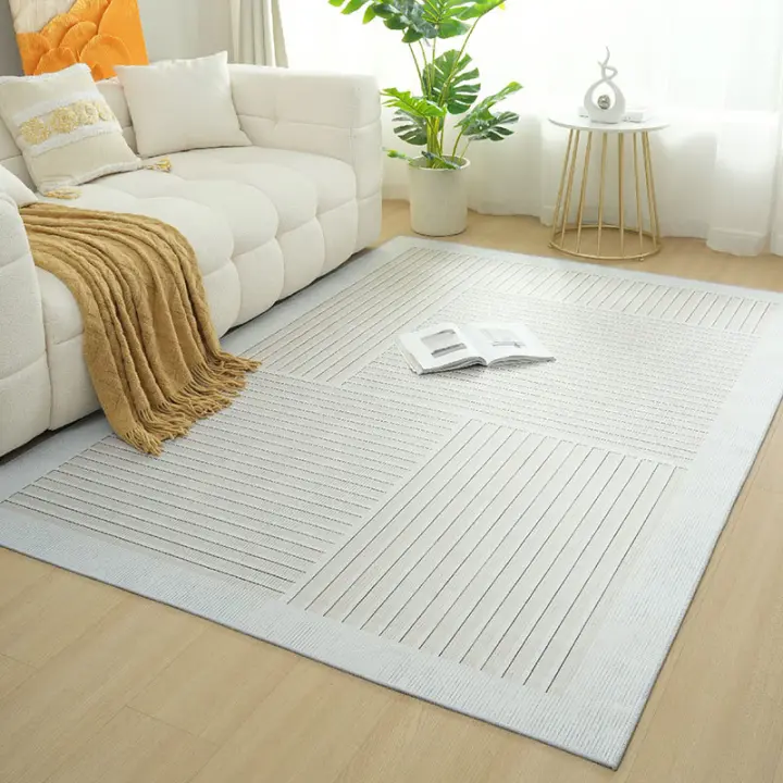 Alfombra de Lujo Europeo 80*160cm Suave, Fácil de Limpiar Ideal para Sala de Estar, Sofá, Dormitorio - 1