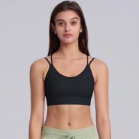 Hamidou-Sujetador de Yoga para mujer, ropa de Pilates de alta intensidad a prueba de golpes, con correas de hombro cruzadas absorbentes de golpes, para gimnasio - details 13