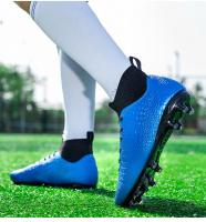 Zapatos de fútbol transpirables de caña alta para hombre y mujer. Zapatos de competición profesional para interior y exterior. - details 18