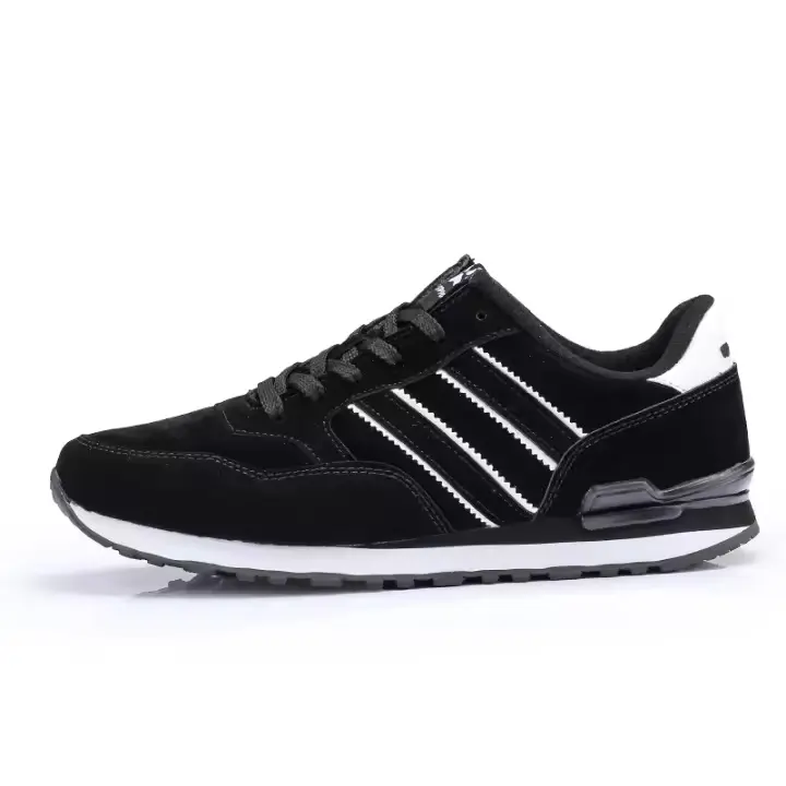 Cordones deportivos informales de cuero transpirable antideslizante de alta calidad para hombre, cordones planos cómodos - 1
