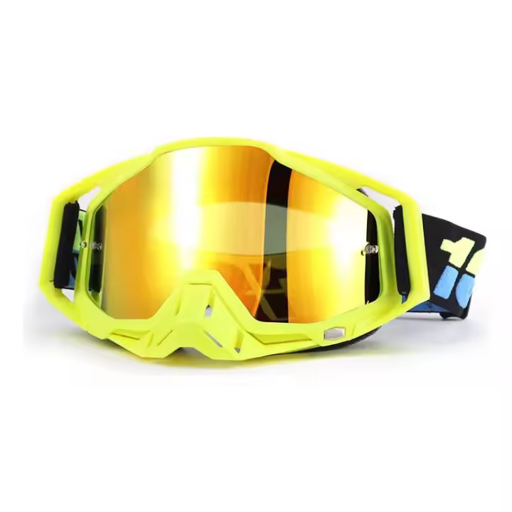 Gafas Motocross Lentes De Esquí Mtb Motociclista Amarillo - 1