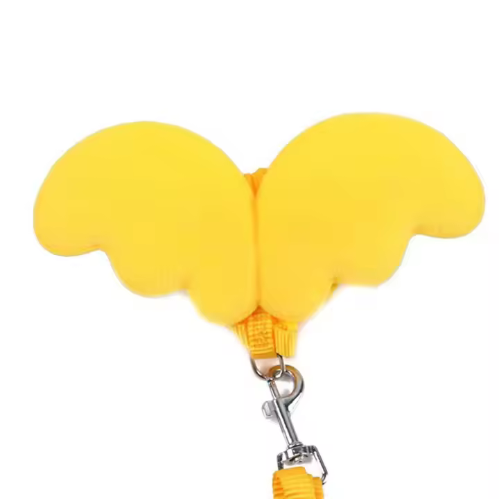 Chaleco grueso con diseño de ala creativo, correa para el pecho, ropa ajustable para hámster, arnés de pato, arnés de ala de Ángel, correas para cachorros, 1 Uds. - 1