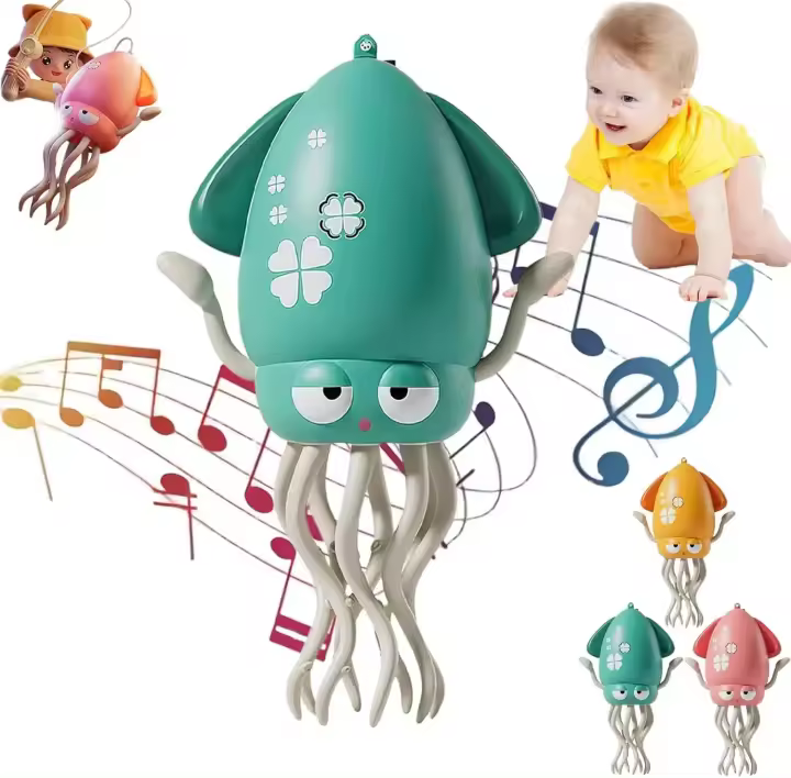 Pulpo bailando adictivo, calamar de pie, doble caminar, inducción, evitación de obstáculos, juguete para niños - 1