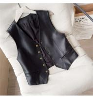 Chaquetas de moto de cuero sintético con un botón para mujer, chaquetas de Pu que combinan con todo, prendas, novedad primavera y otoño 2024 - details 3