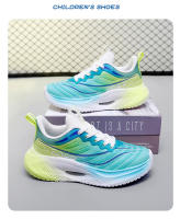 Nuevas zapatillas elásticas de plataforma para niños, para estudiantes adolescentes, para carreras de fibra de carbono - details 4