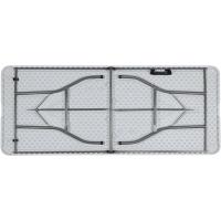 Mesa Plegable Portátil Rectangular de 180cm Multiusos para Acampar, Eventos al Aire Libre o Interiores Mesa de Resina y Patas de Acero 4-6 Personas - details 4