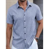 Temu Shein Camisa deportiva de color sólido Top con botones Casual - details 1