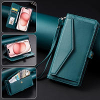 Funda tipo billetera de cuero con cremallera para Samsung, A06 bolso cruzado para Samsung, A13, A14, A15, A16, A23, A24, A25, A33, A34, A35, A53, A54, A55, M55, M13 - details 6