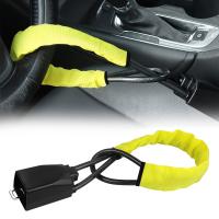 Cerradura de seguridad antirrobo para coche, Combo de volante y cinturón de seguridad, resistente, para carros de Golf, 1 unidad - details 2